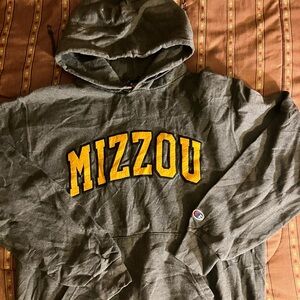 MIZZOU Champion Dark Gray Hoodie